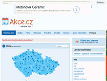 Tablet Screenshot of akce.cz